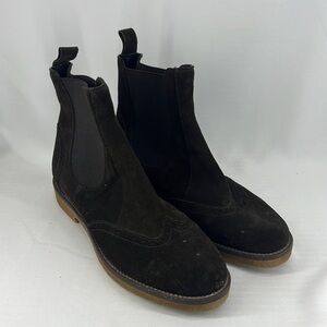 Anna Fidanza Suede Loyola Chelsea Boots